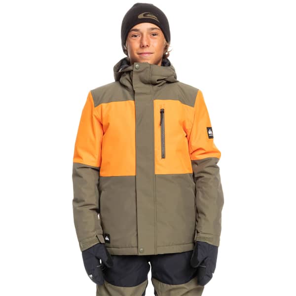 Veste de ski QUIKSILVER MISSION BLOCK YOUTH JK GRAPE LEAF