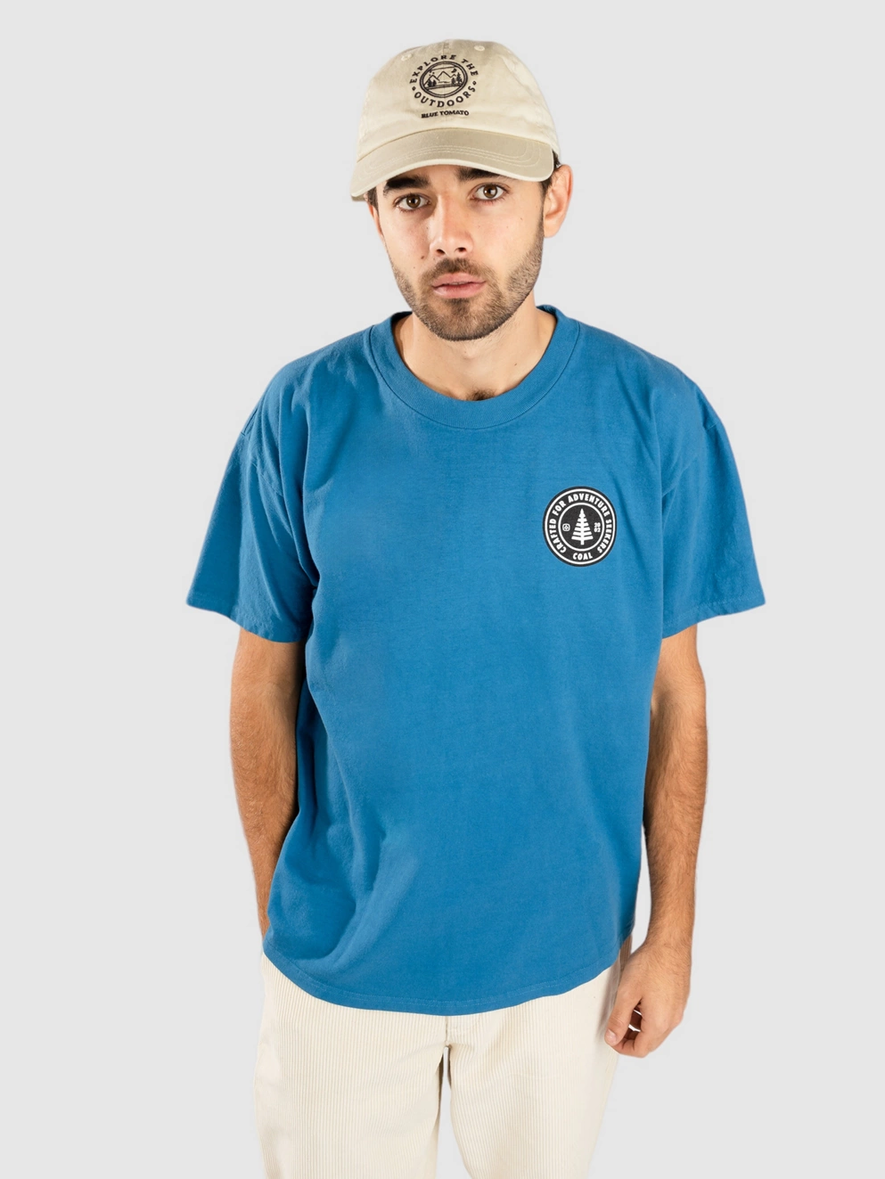 Coal The Crest T-Shirt slate blue