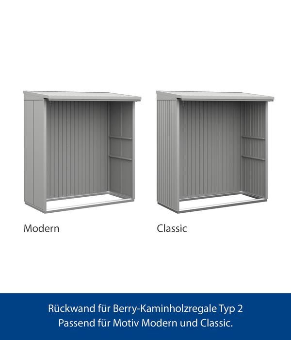 Hörmann Rückwand für Berry-Kaminholzregal