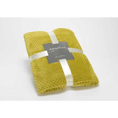 Plaid Damier 130x170 cm Olive - AMADEUS LES PETITS