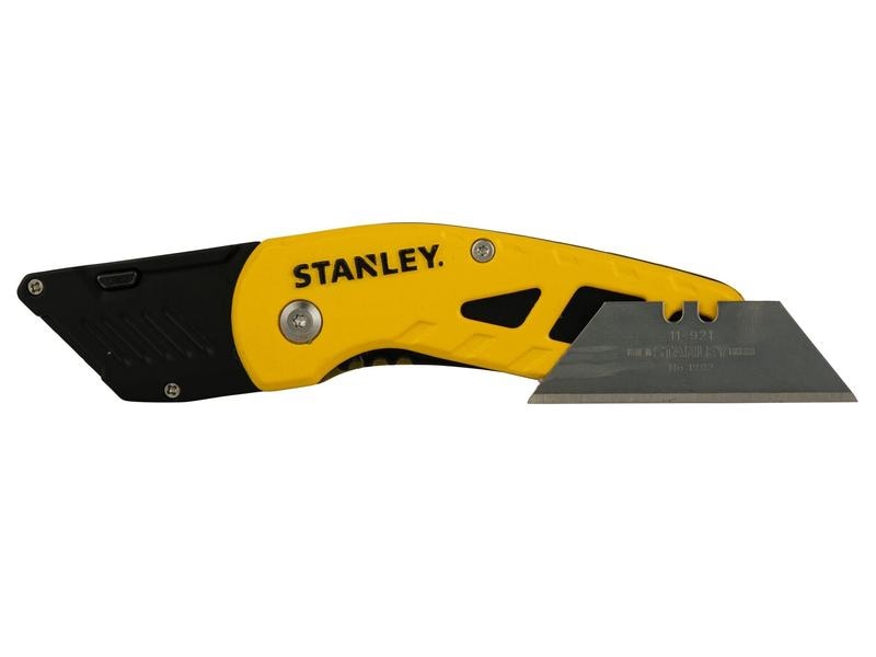 Stanley Fatmax Klappmesser mit einziehbarer Klinge Robustes Messer mit Gehäuse aus Aliminium