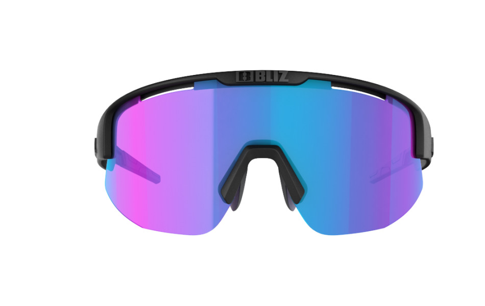 Bliz Matrix Cykelbriller Sort med Lilla Linse