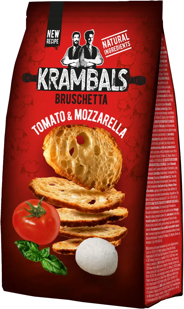 Krambals Bruschetta Tomat & Mozarella - 70 g