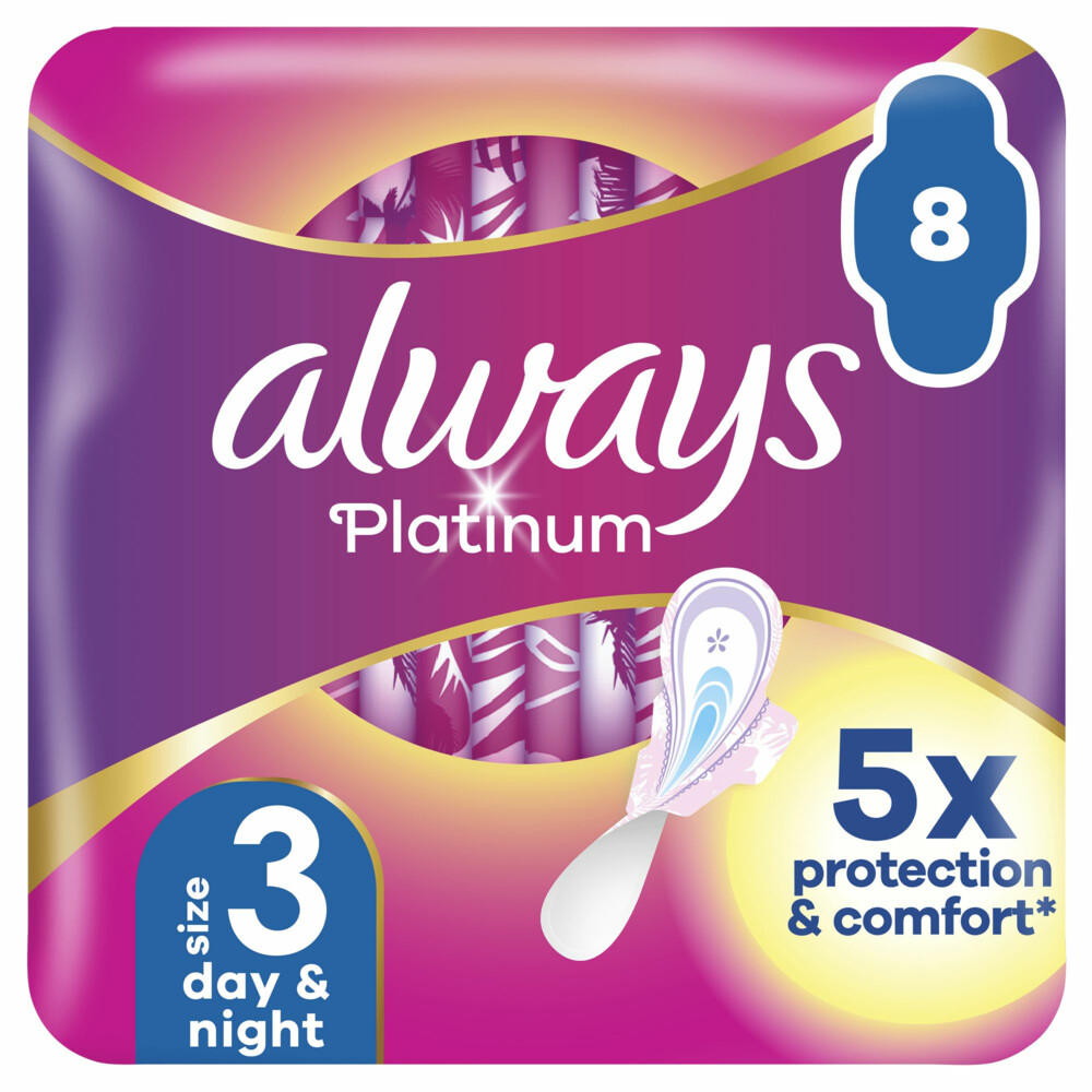 Always Maandverband Platinum Night8 stuks
