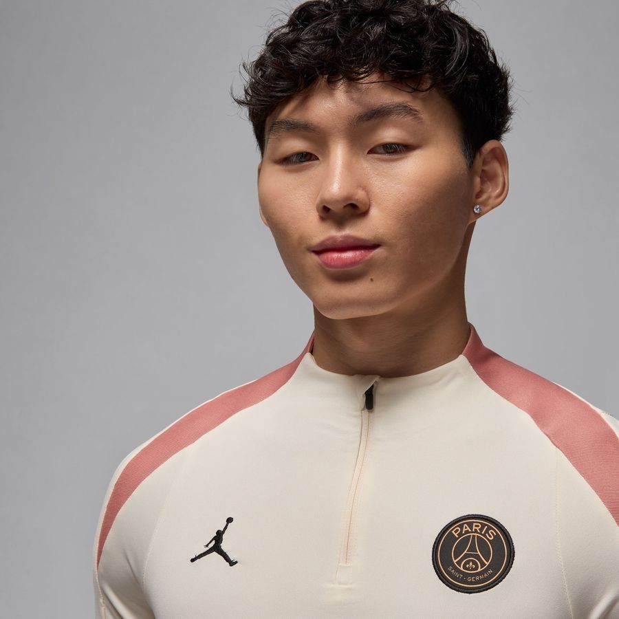 Paris Saint-Germain Maillot d'Entraînement Dri-FIT Strike Drill 3ème - Blanc/Rose/Noir