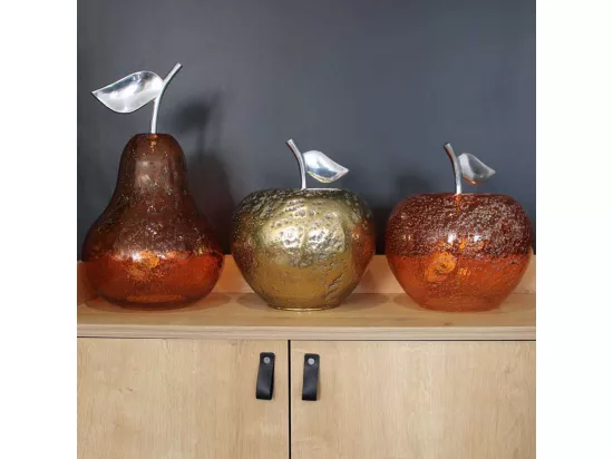 Lampe à poser en verre pomme Manzana