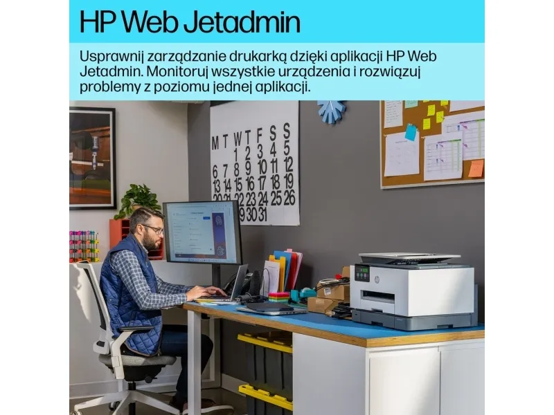HP Officejet Pro 9130b All-in-One - Multifunktionsprinter - farve - blækprinter - Legal (216 x 356 mm) (original) - A4/Legal (medie) - op til 23 spm (kopiering) - op til 25 spm (udskriver) - 250 ark - 33.6 Kbps - USB 2.0, LAN, Wi-Fi(ac), USB vært - c