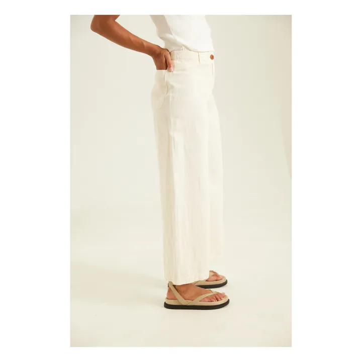 Tinsels Pantalon Xulu Radio Lin | Ecru