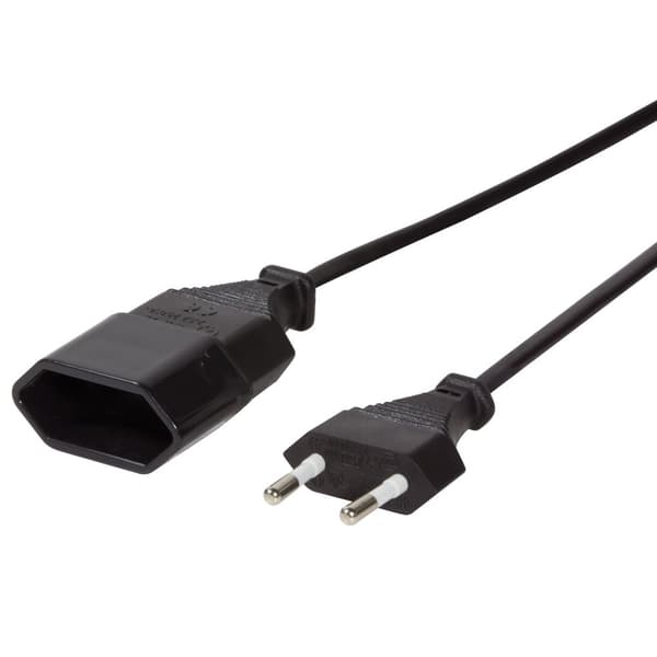 Skjøteledning Ujordet Euro Black 3m