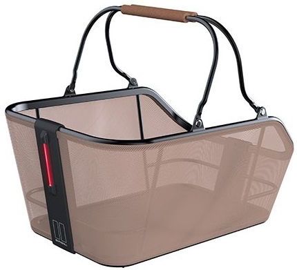 Basil Cento Tech Fiber Nordlicht Fietsmand MIK - Achterop - Bruin