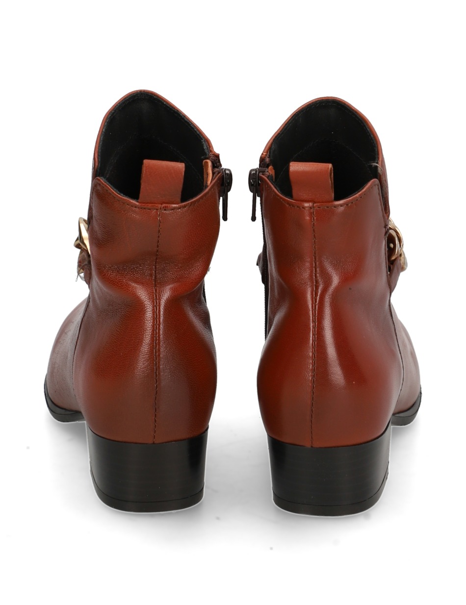 Glattleder Stiefelette