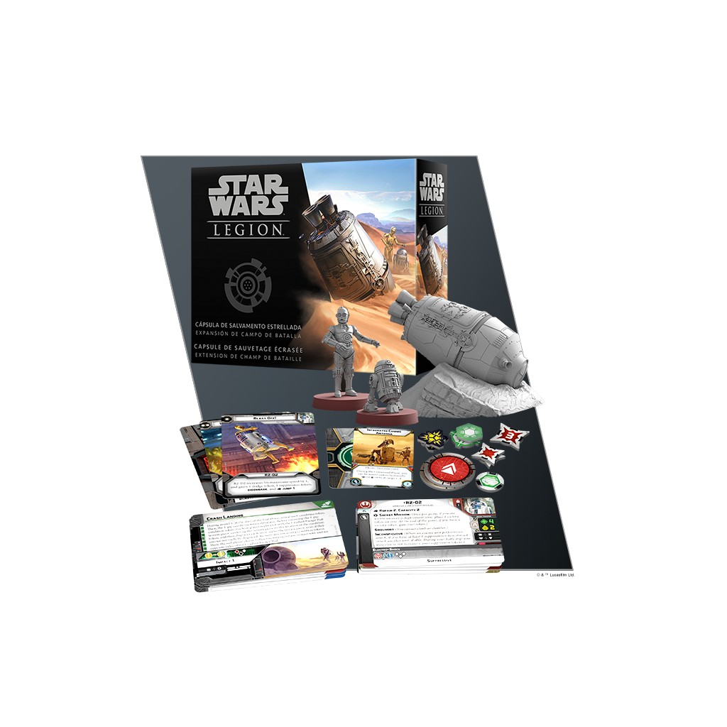 Star Wars : Légion - Capsule de sauvetage écrasée