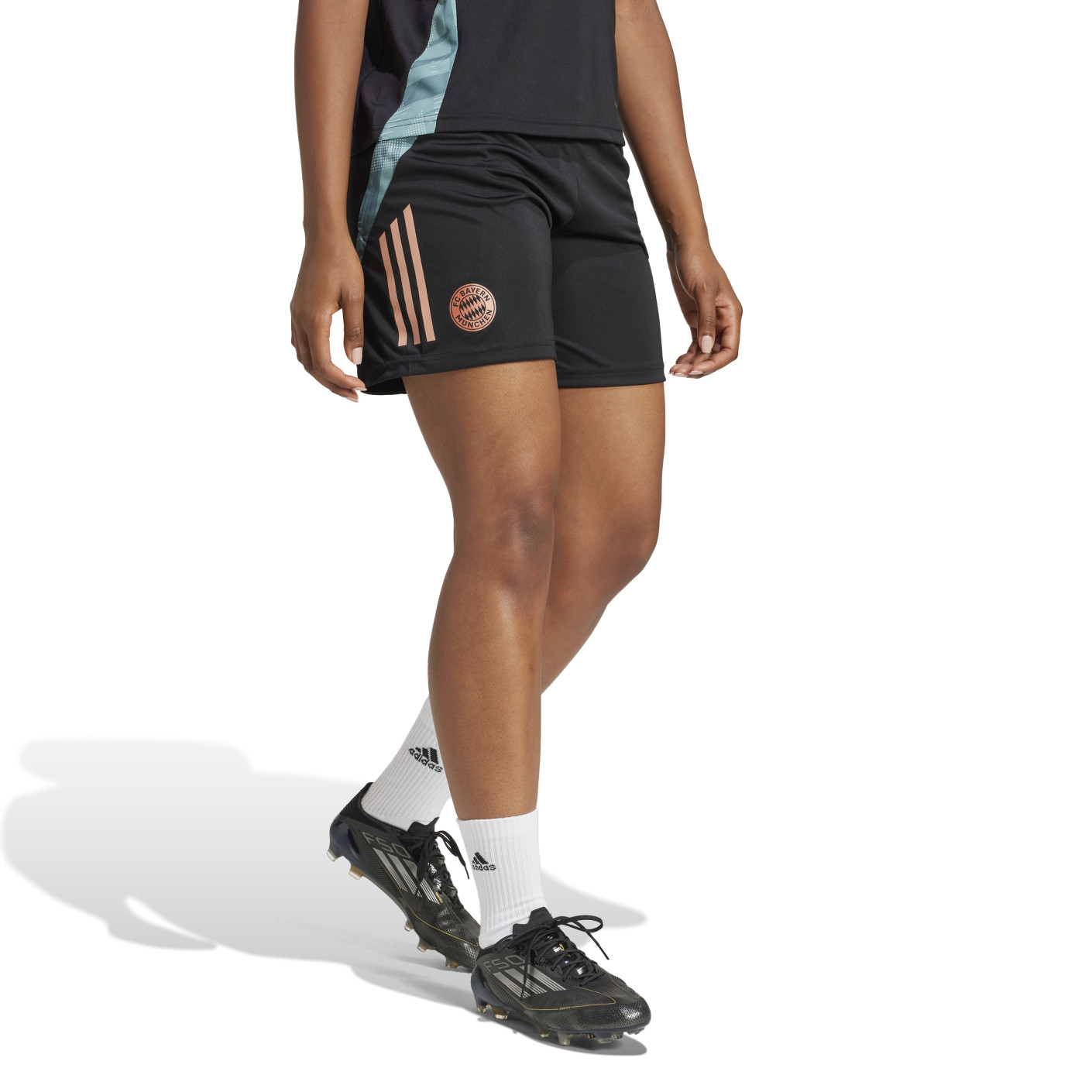Adidas Bayern München Trainingsbroekje 2024-2025 Dames Zwart Groen Brons