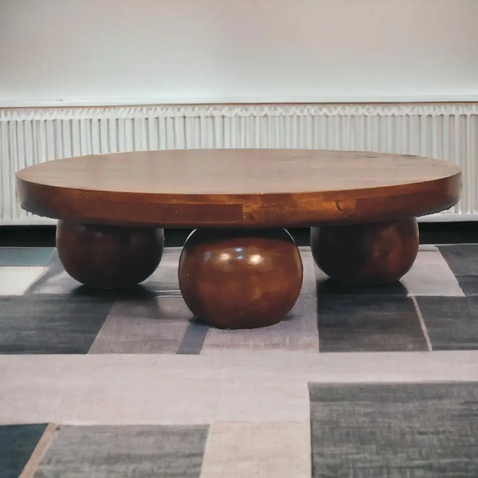 Massief Houten Eiken Salontafel