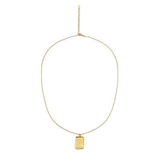 Maanesten Poem Halskæde, 18ct Gold Plated