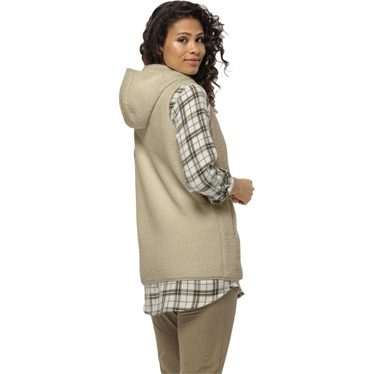 Jack Wolfskin High Curl Long VestW Anis