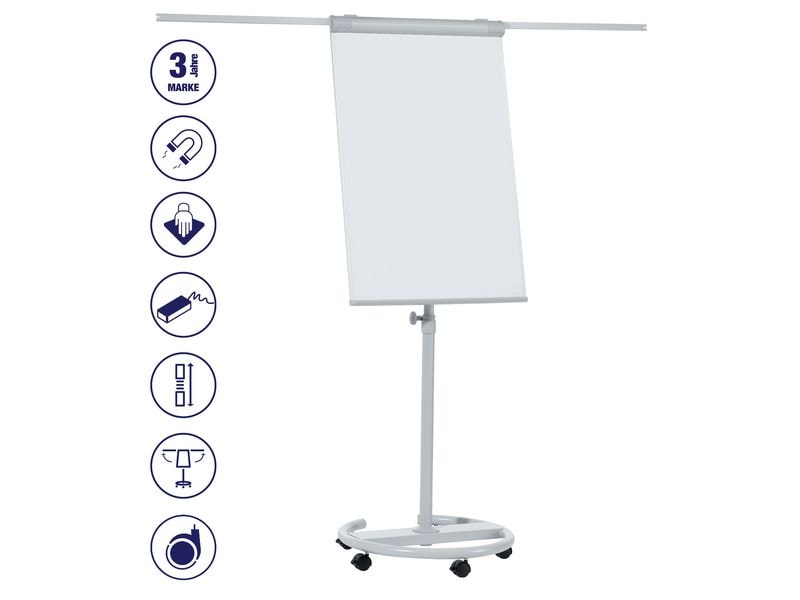 Franken Flipchart Eco Mobil 68 cm x 105 cm Mobiles Flipchart