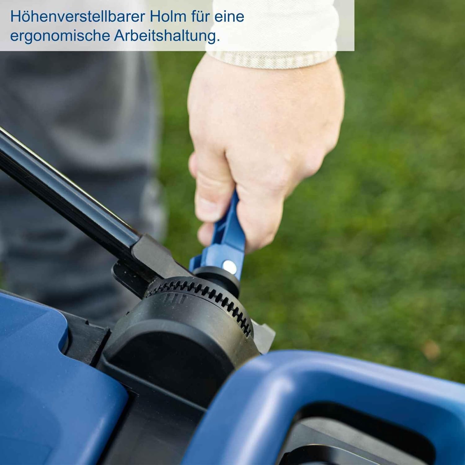 Scheppach Akku-Rasenmäher BC-MP430-X 20V Brushless Akkumäher | 43cm Schnittbreite | für 600-700 m2 | Schnitthöhenverstellung von 25–75mm | 50L Korb | 20V-IXES-Serie | mit 2x 4Ah Akku & Doppelladegerät