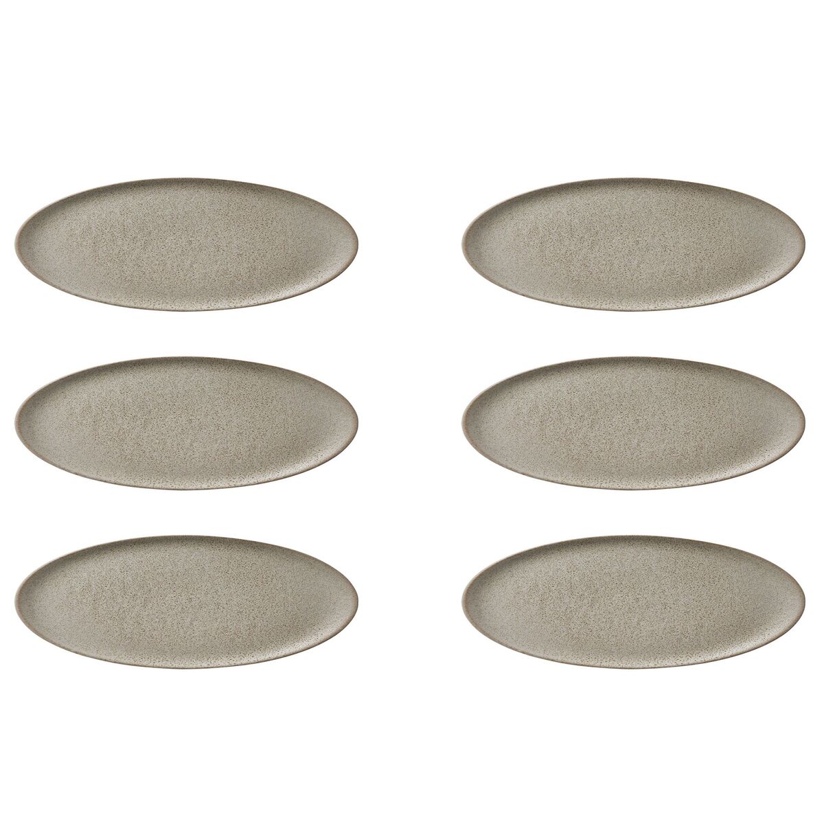 RAW desserttallerken 6 stk, sandy beige