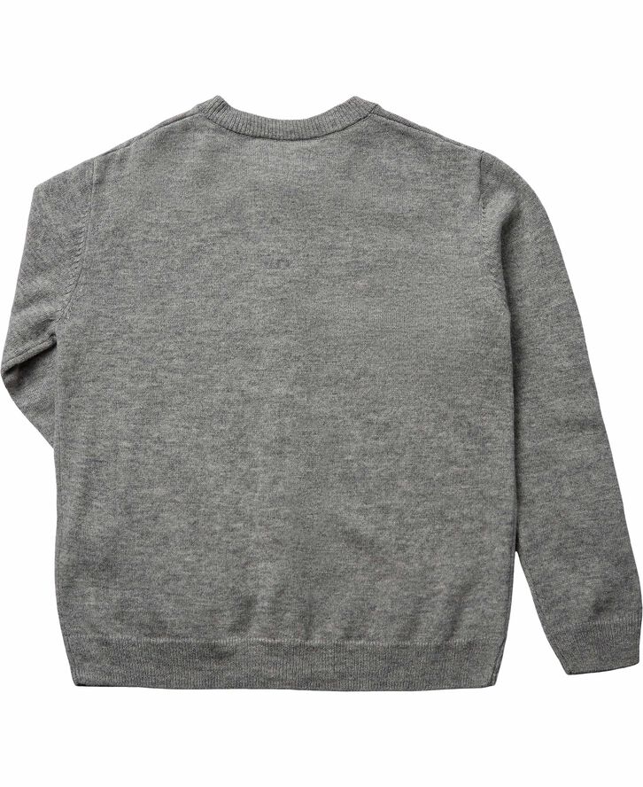 Magasin du Nord Collection Strikka RWS wool & cashmere cardigan Light grey melange