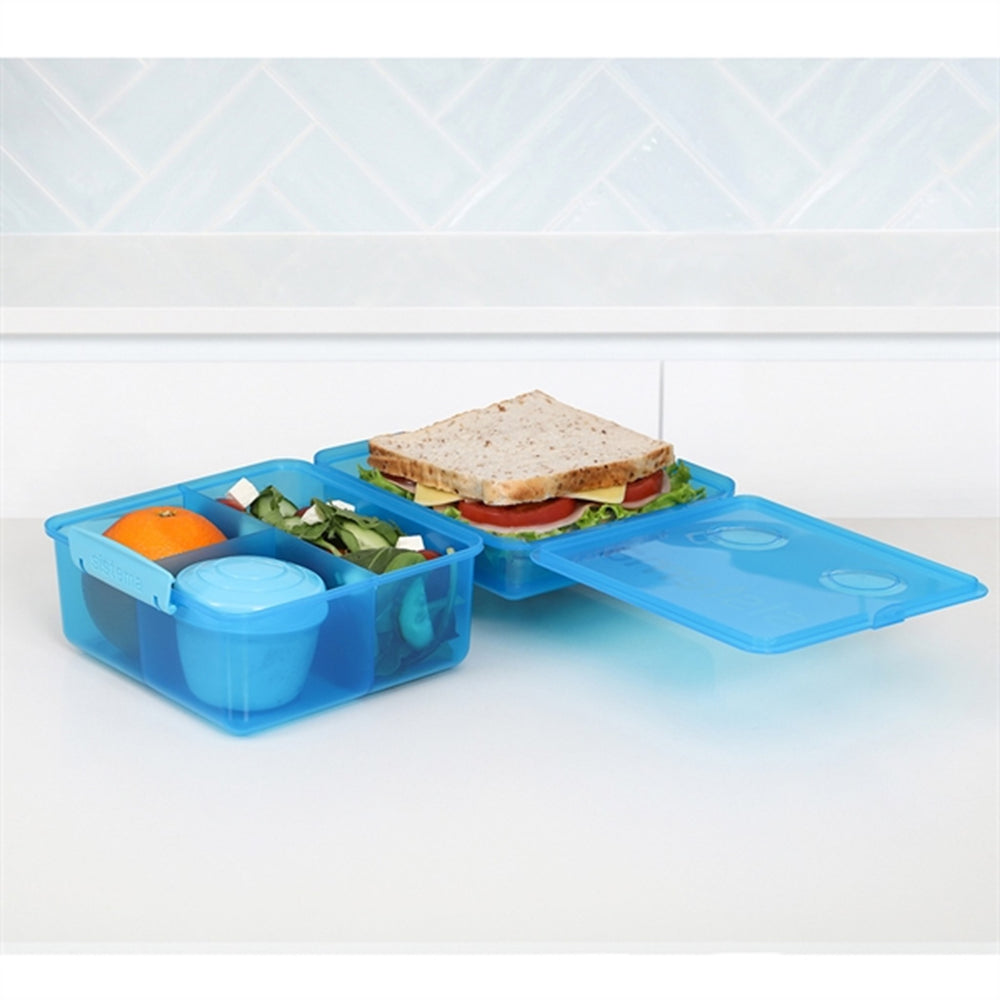 Køb Sistema Lunch Cube Max Madkasse 2,0 L Blå