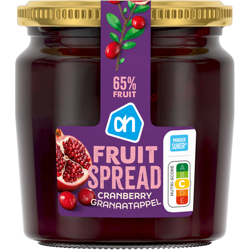 AH Cranberry granaatappel fruitspread