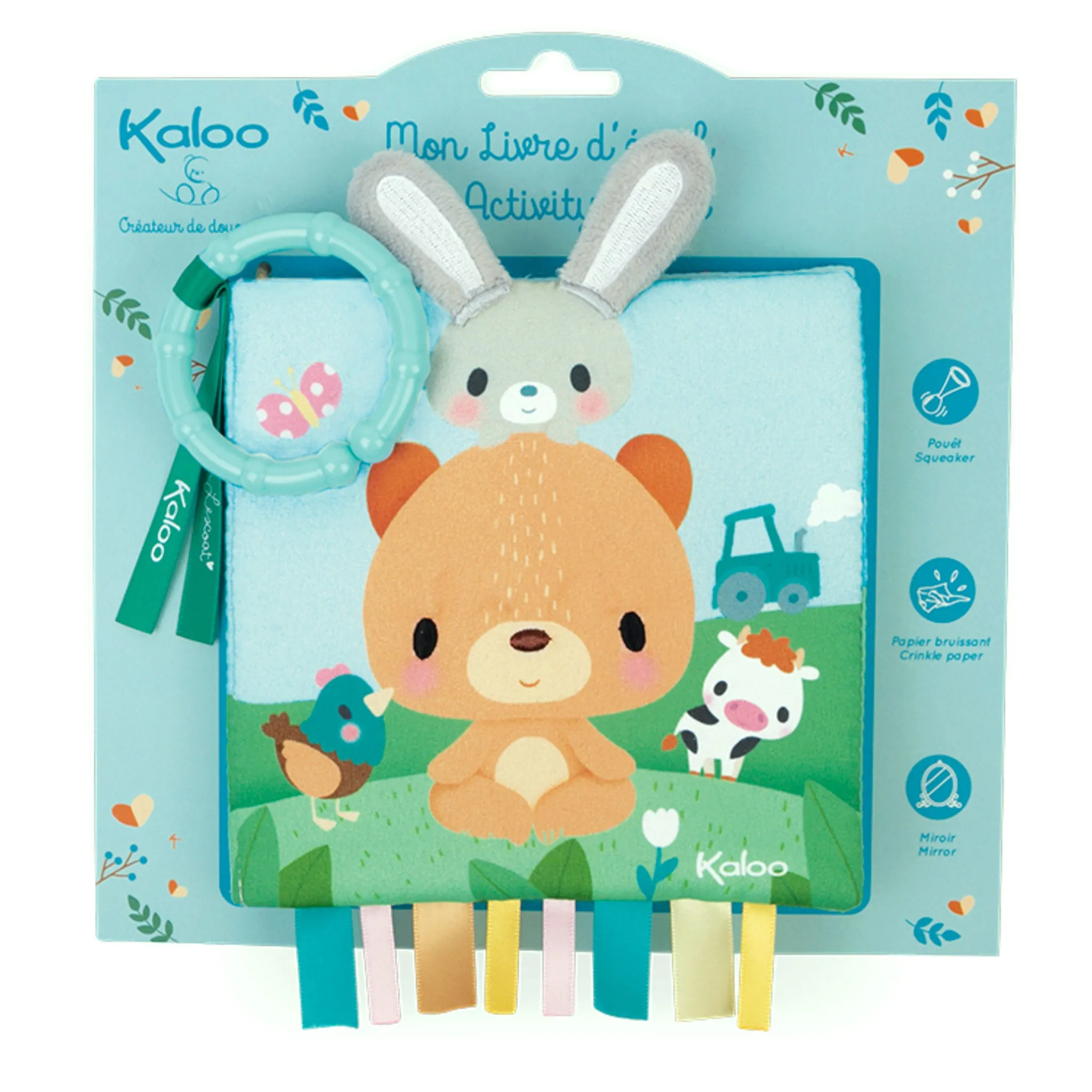 Kaloo Livre D'Éveil Choo À La Ferme