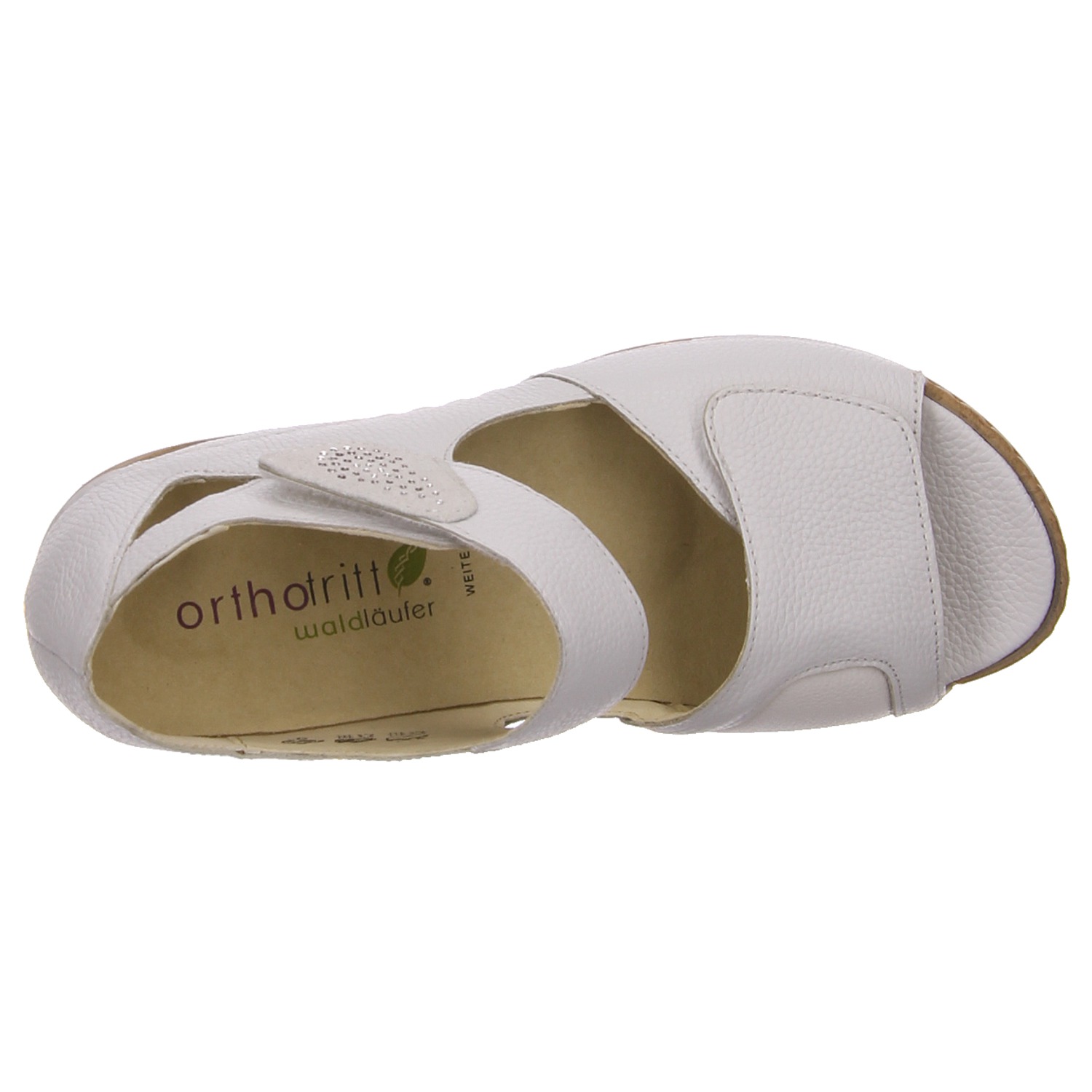 Waldläufer Sandalen weiß weiss/weiss kombi