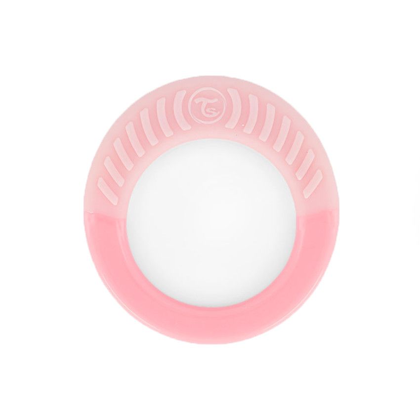 Anneau de dentition 2 mois + - Rose Pastel - Ecru