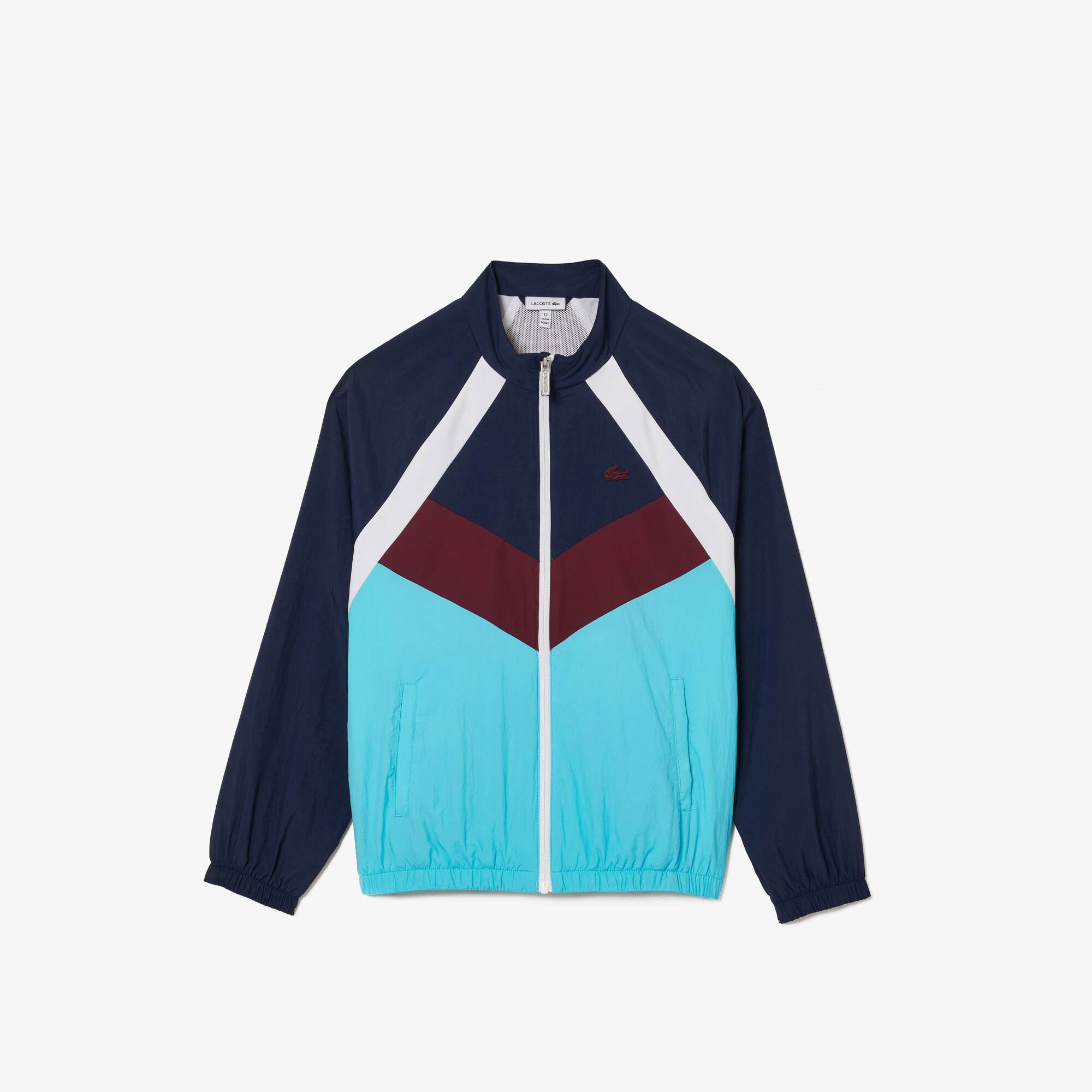 Colourblock-Jacke aus recycelten Fasern Jacken & Mäntel - Blau - Lacoste - Kinder