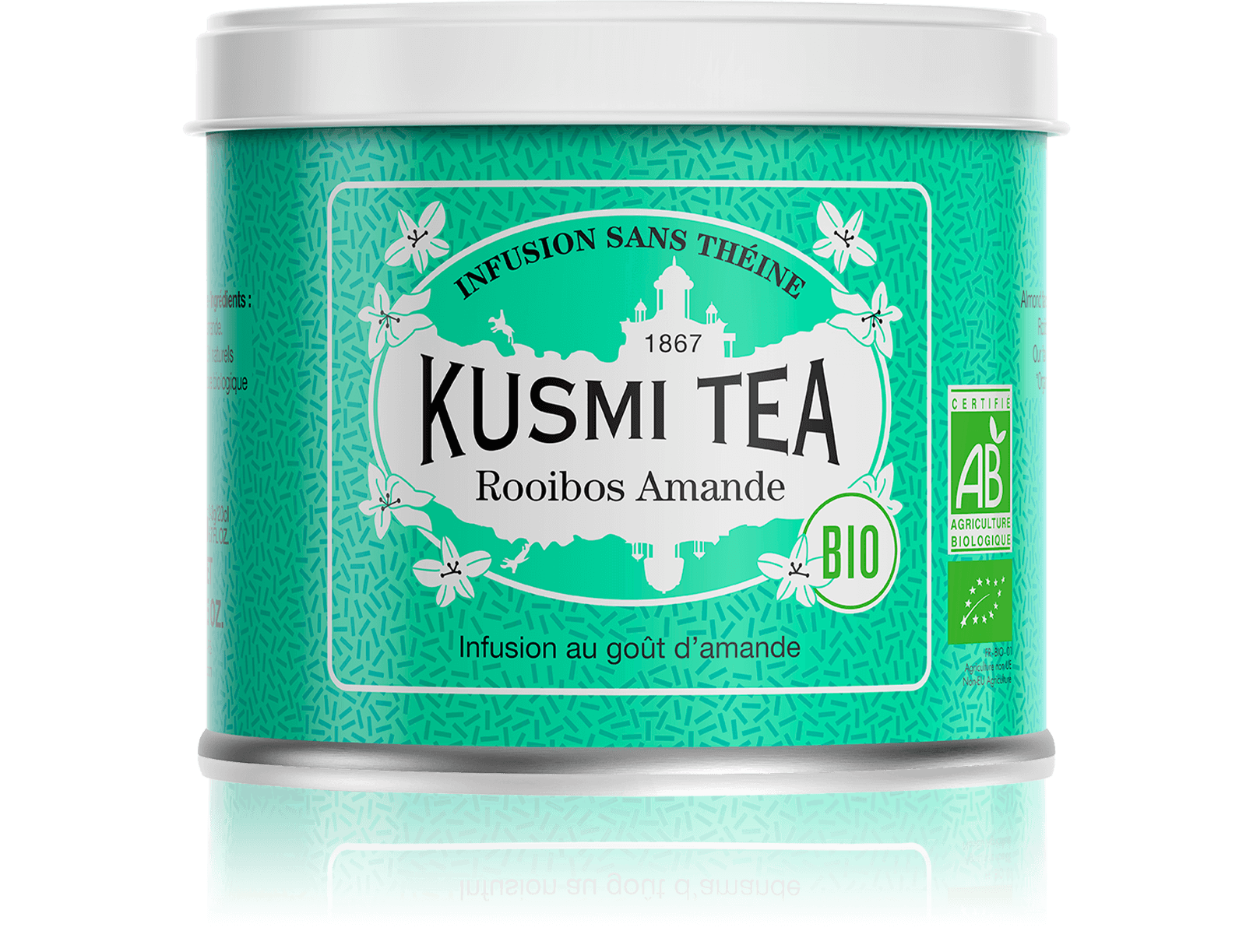 Rooibos Amande-Thé rouge sans théine Boîte 100 g