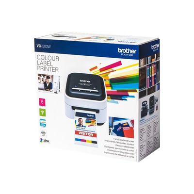 Brother - imprimante d'étiquettes couleur VC-500W - wifi