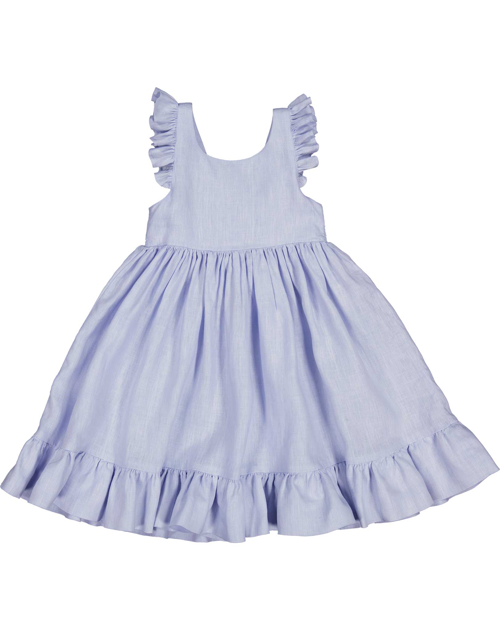 Kleid DANITA FRILL ärmellos in blue mist