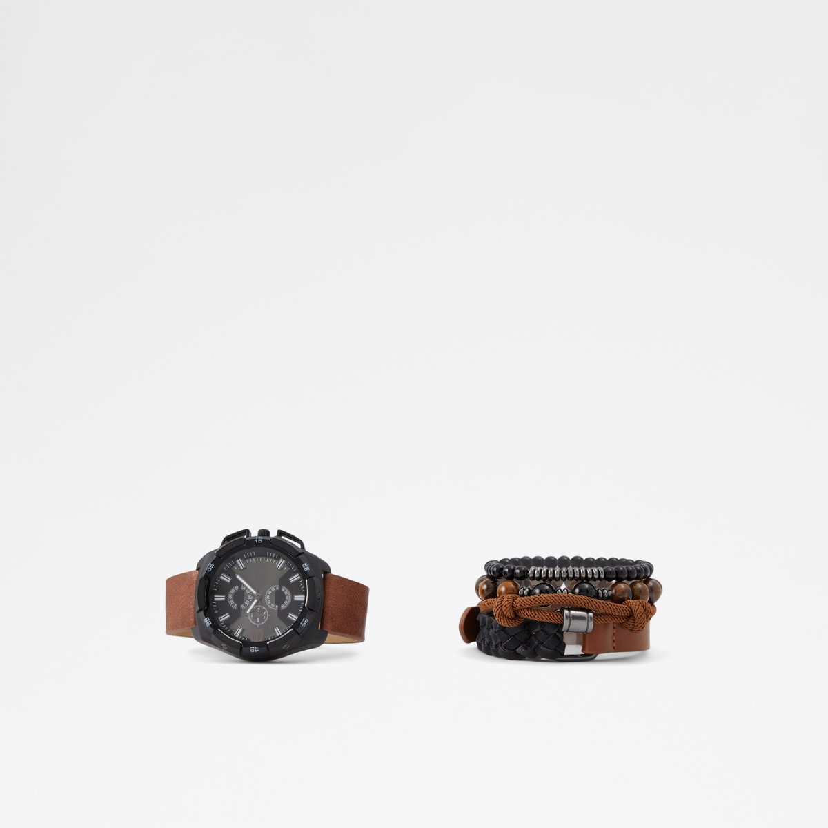 Ybigori Brown Men Jewelry & Watches