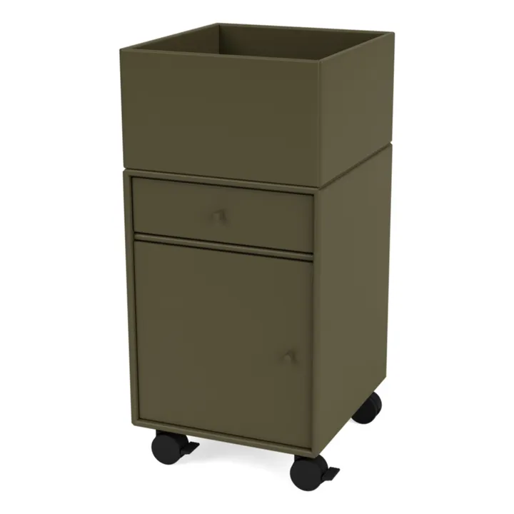 Montana Furniture Meuble de rangement Runner pour bureau | Vert kaki