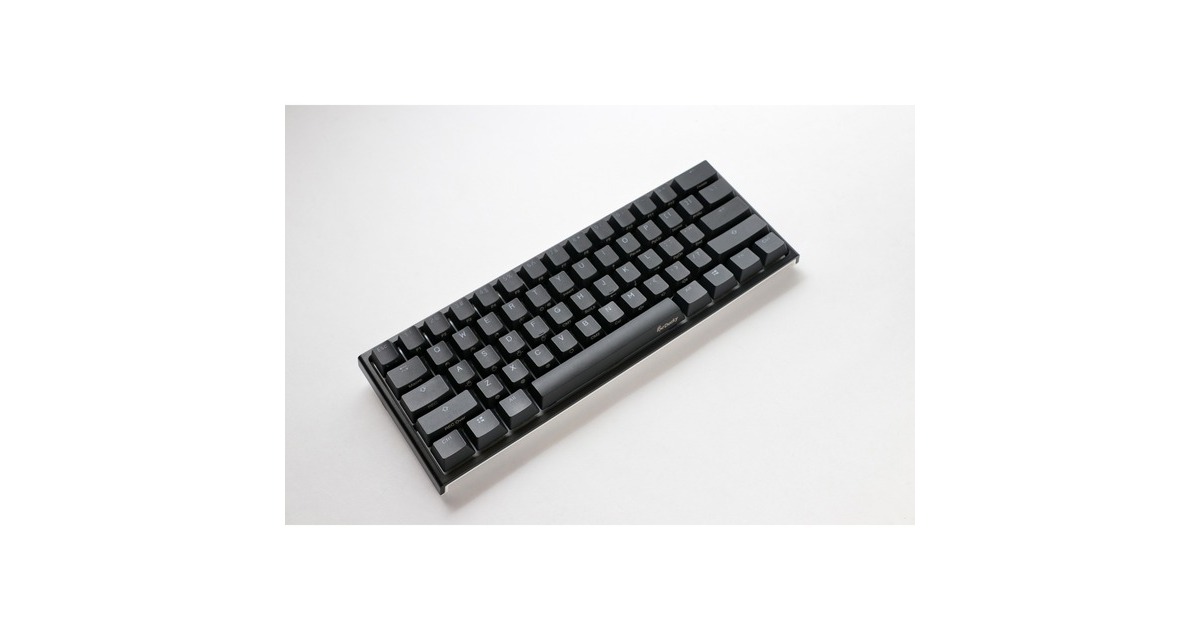 DuckyOne 2 Pro Mini Classic, gaming toetsenbord  (Zwart, US lay-out, Cherry MX Red, RGB led, Double-shot PBT, QUACK Mechanics, 60%)