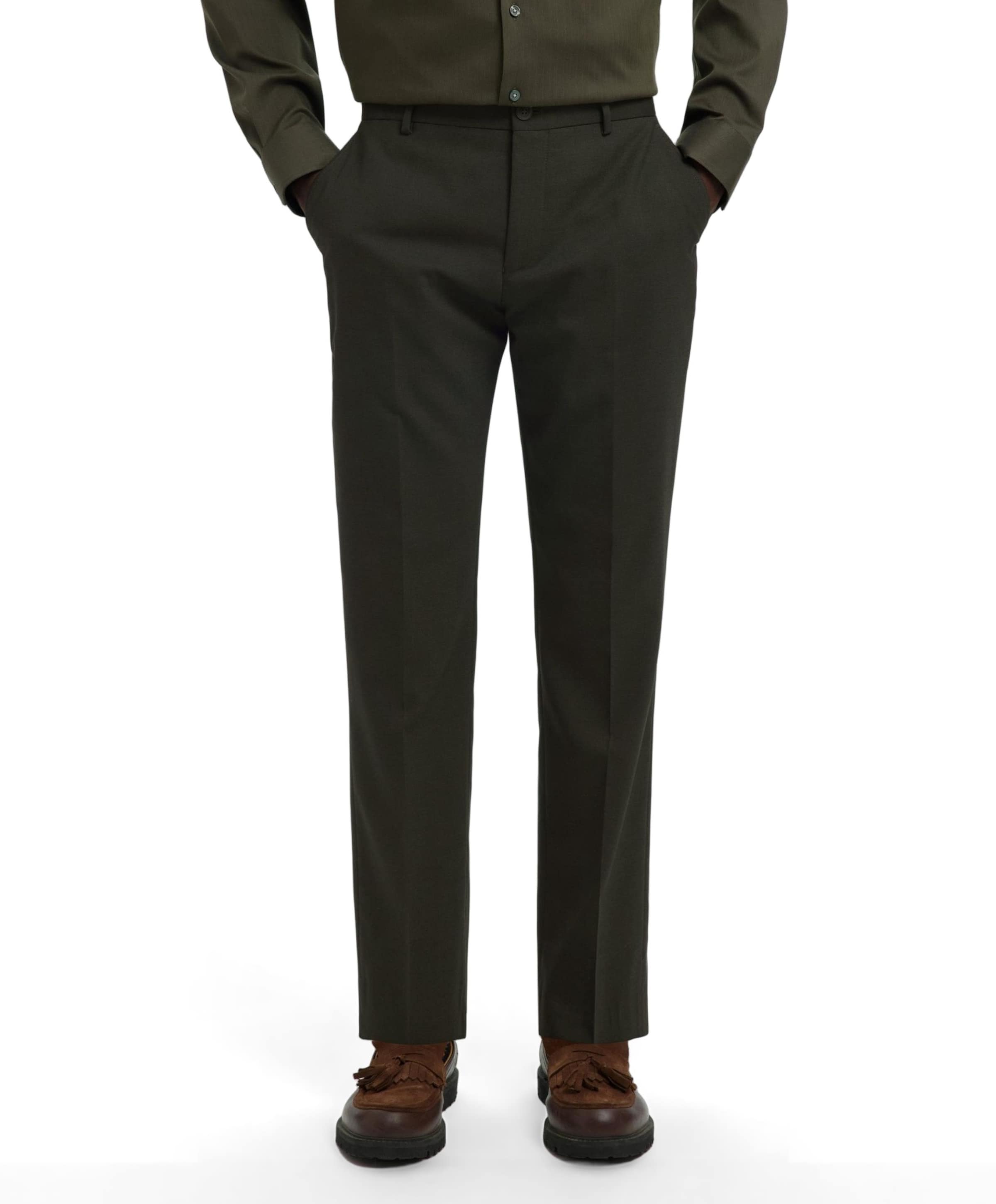 Selected SLHSLIM-NEIL TRS B NOOS heren pantalon groen