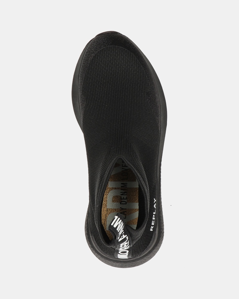 Replay Maze Jr 3 Hoge sneakers  - zwart