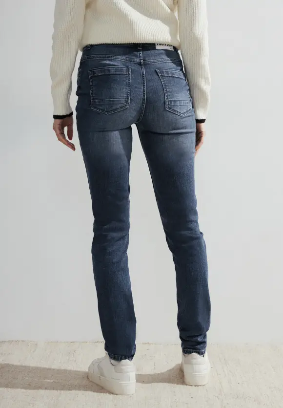 Slim Fit Jeans - mid blue wash