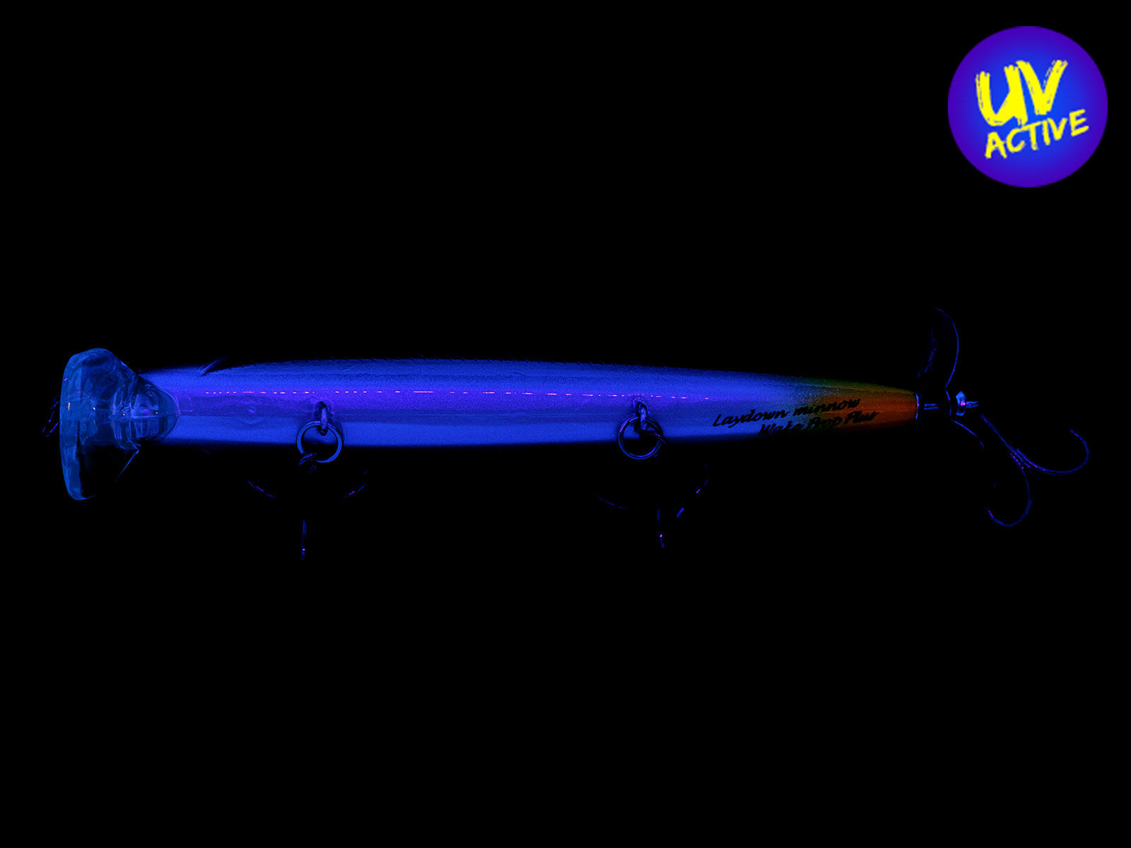 Laydown Minnow WAKE Prop Plus (297) Live Purple Wakasagi(Nories)