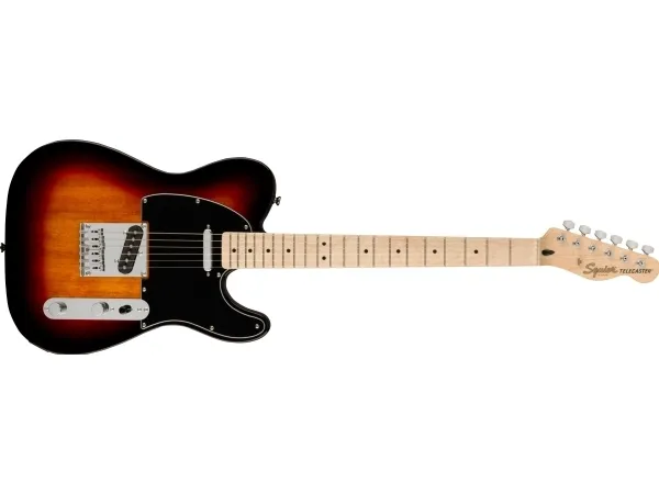 Squier Affinity Telecaster Electric Guitar, 3-Color Sunburst