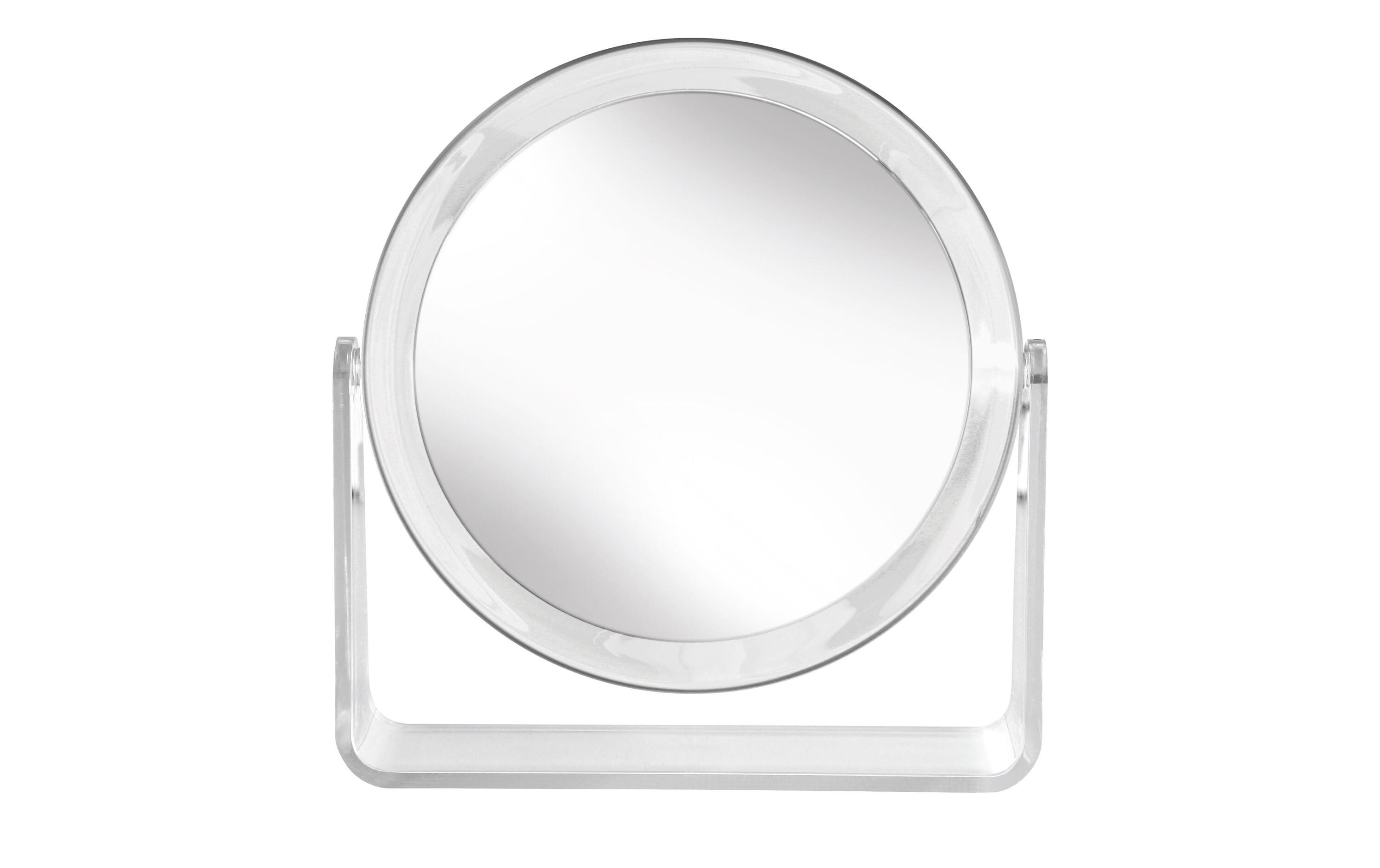 Kosmetikspiegel Clear Mirror TransparentDrehbarer Tischspiegel