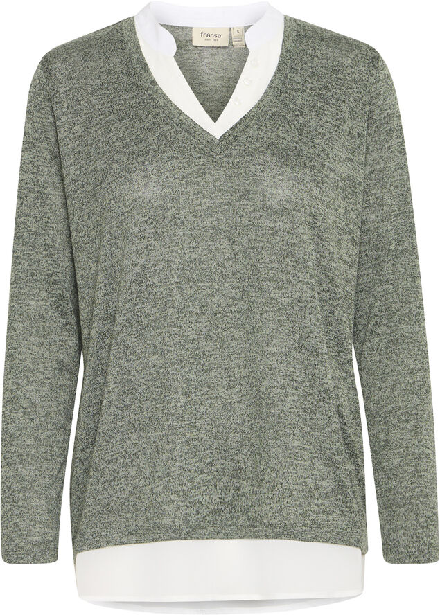 Fransa FRREXAN PU 1 Laurel wreath melange
