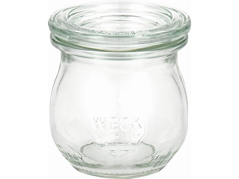 Weck Einmachglas 75 ml, 12 Stück Einmachgläser Set mit Deckel