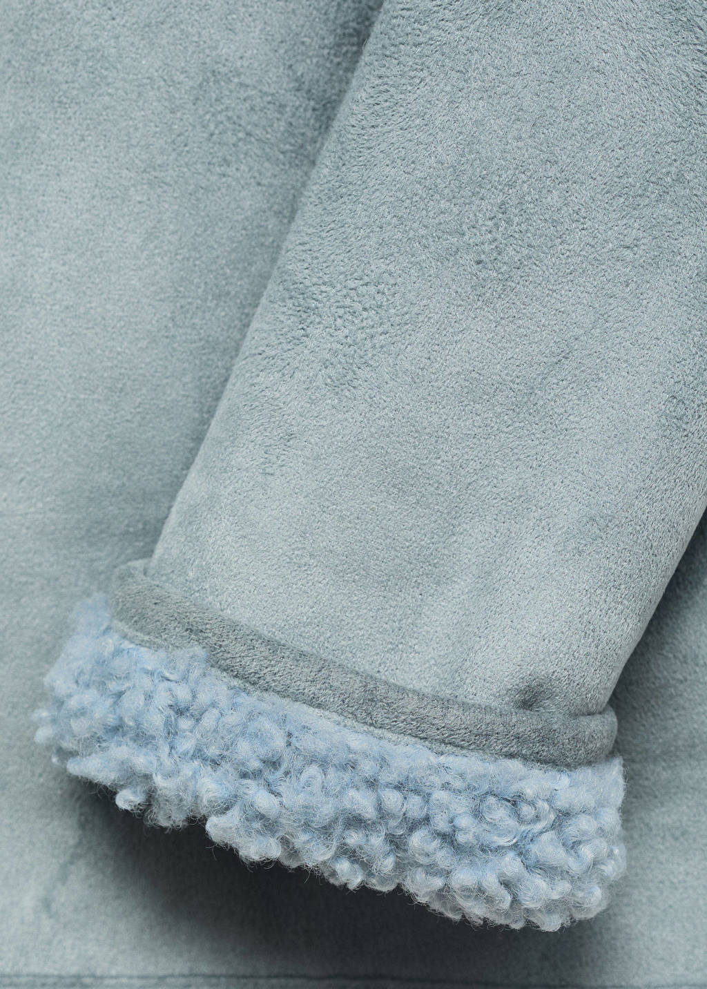 Mango Kids winterjas middenblauw