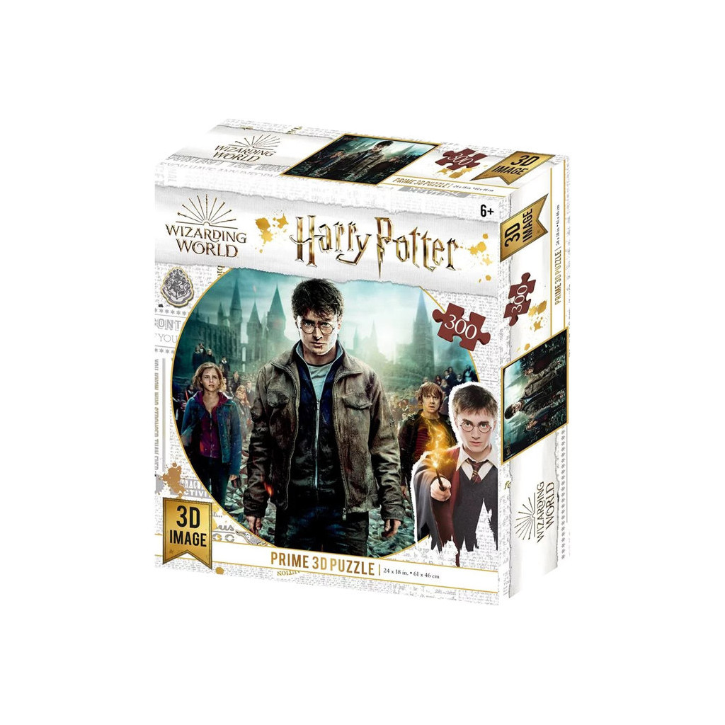 Puzzle Prime 3D - Harry Potter Trio - 300 pièces