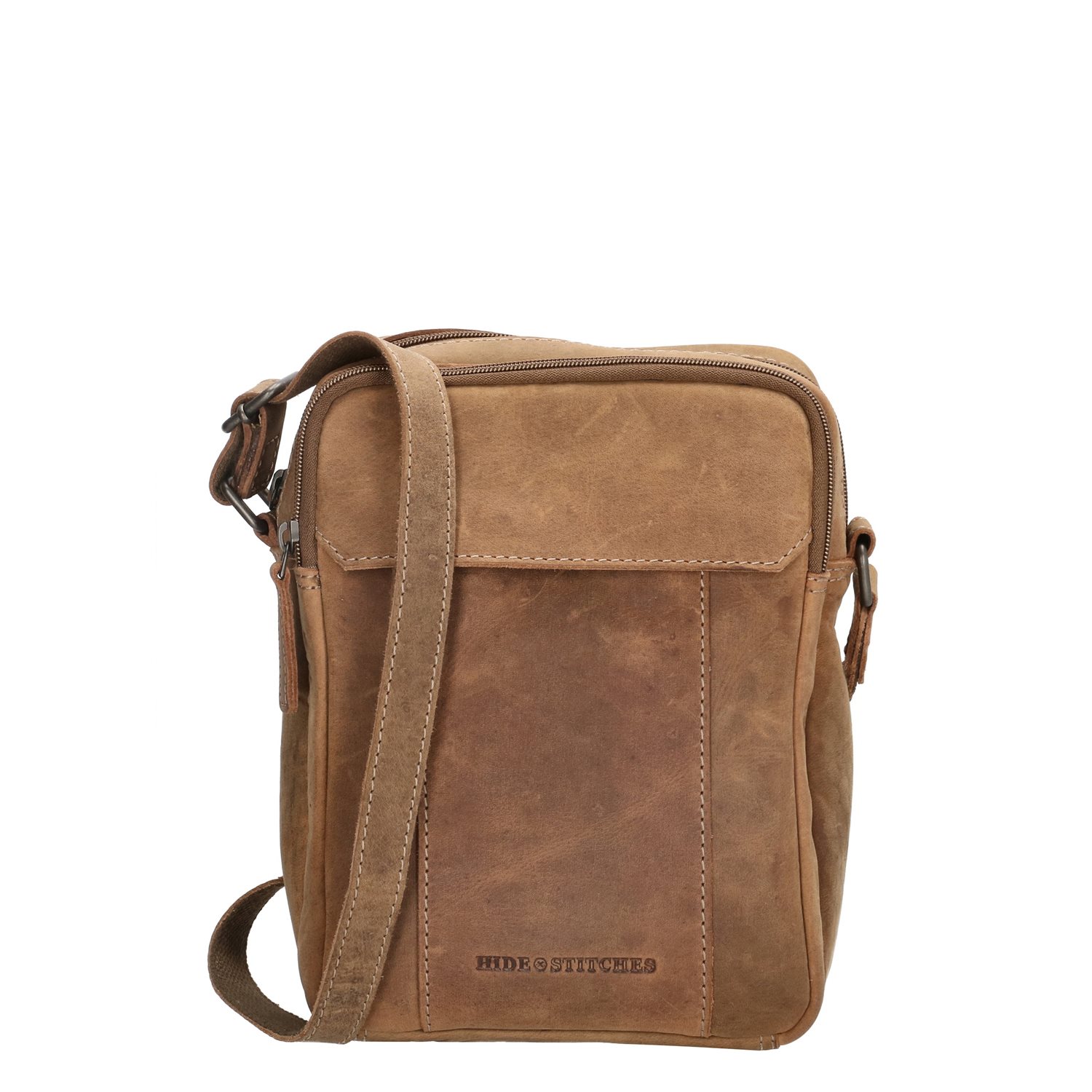 Hide & Stitches Idaho Harmony Schoudertas bruin