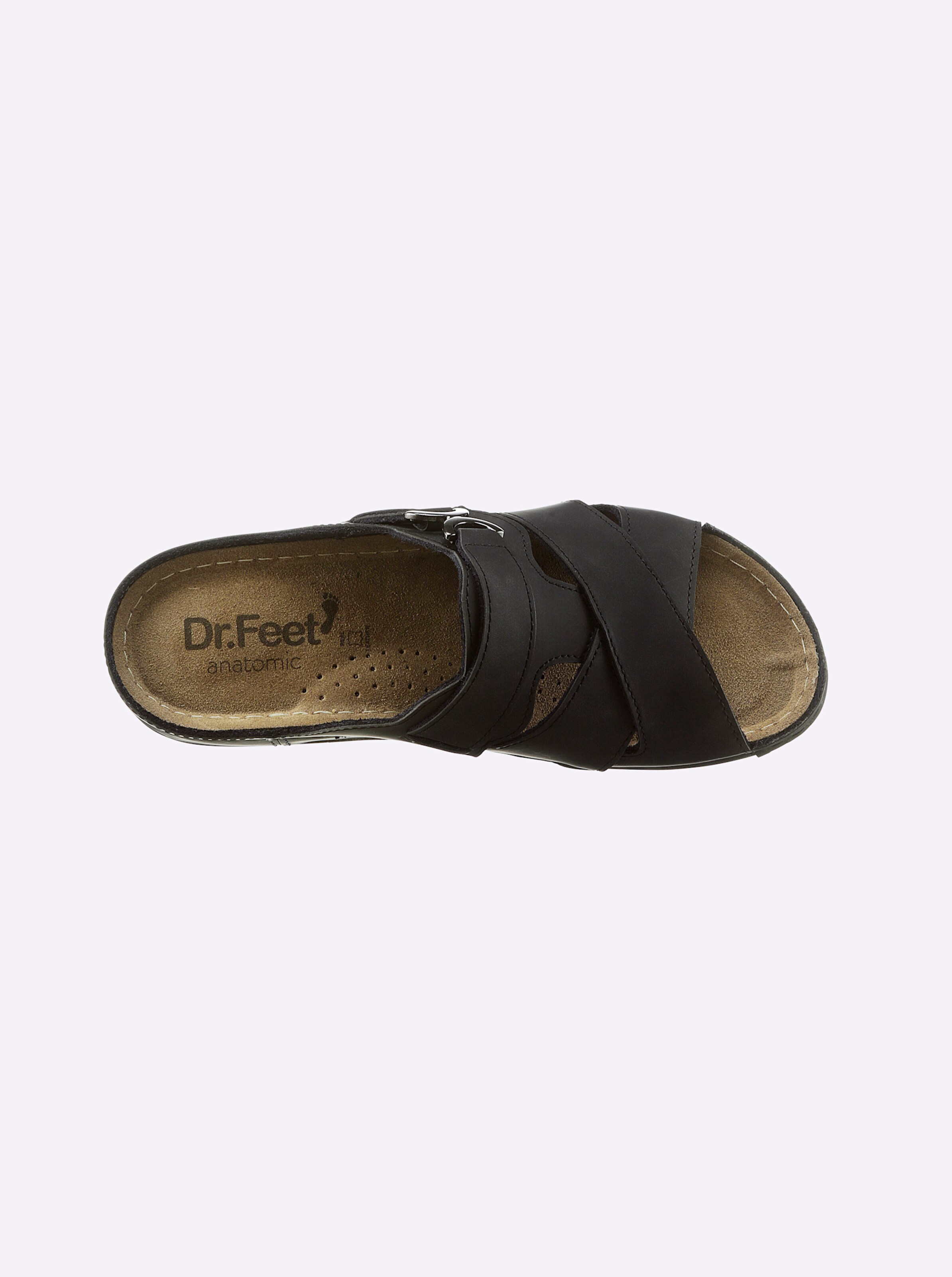 Waldläufer Pantolette in schwarz