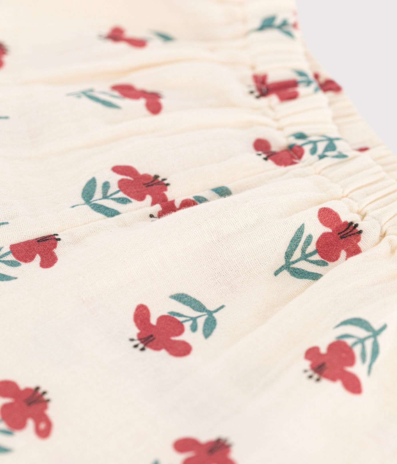 Pantalon bébé en gaze de coton imprimée