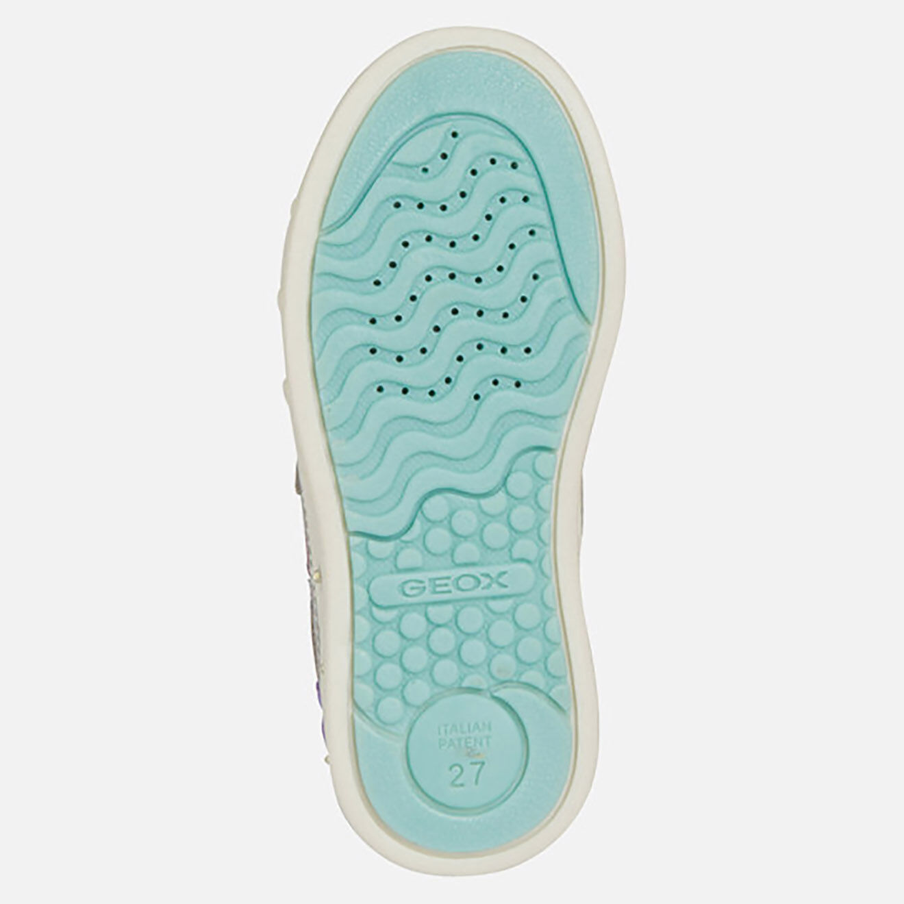 Geox Baskets Skylin argenté/multicolore